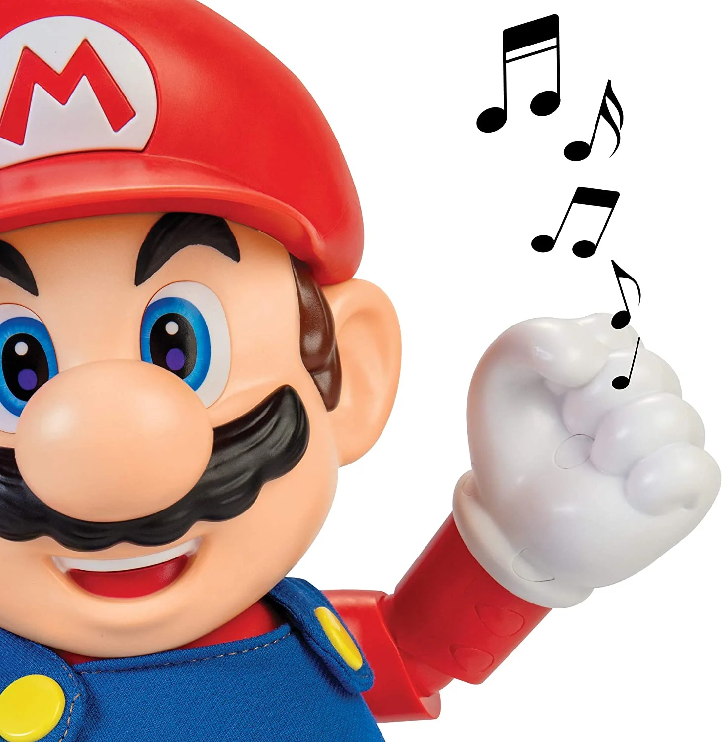 SUPER MARIO It's-A Me, Mario! Collectible Action Figure, Talking Posable Mario Figure, 30+ Phrases and Game Sounds – 12 Inches Tall - Image 4