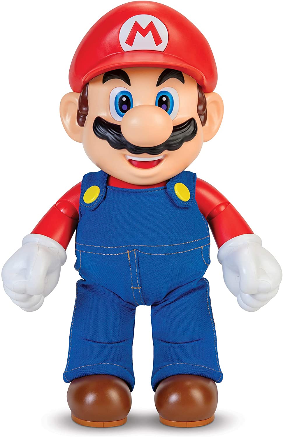 SUPER MARIO It's-A Me, Mario! Collectible Action Figure, Talking Posable Mario Figure, 30+ Phrases and Game Sounds – 12 Inches Tall - Image 6