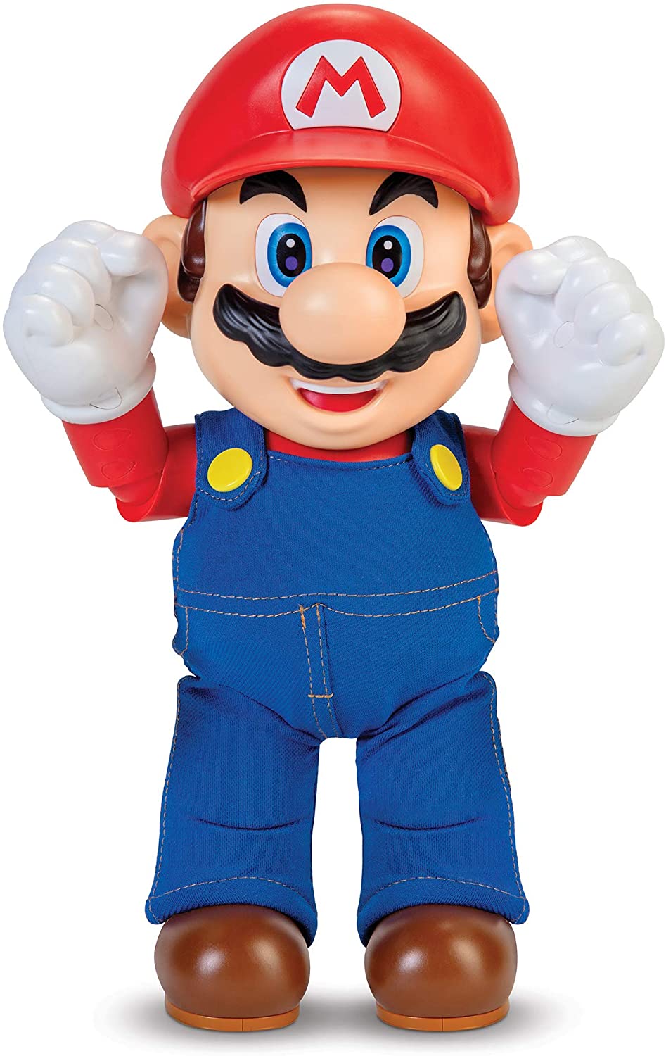SUPER MARIO It's-A Me, Mario! Collectible Action Figure, Talking Posable Mario Figure, 30+ Phrases and Game Sounds – 12 Inches Tall - Image 7
